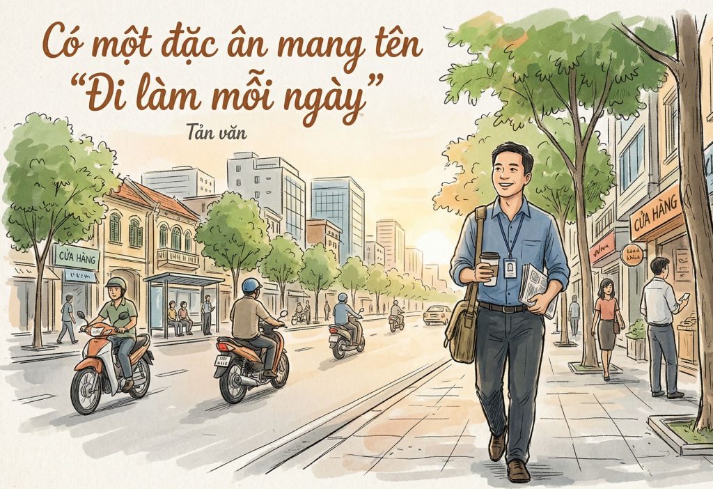 Tản văn: Có một đặc ân mang tên “Đi làm mỗi ngày”