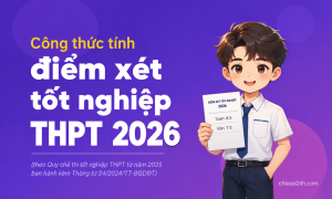cong thuc tinh diem xet tot nghiep thpt 2026 - chiase24h-com